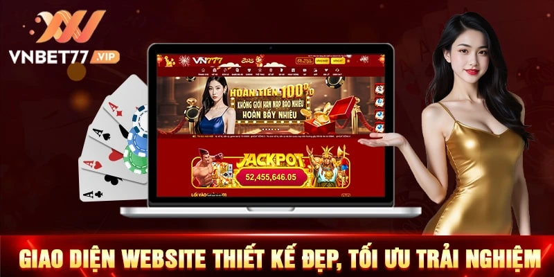 Giao diện website thiết kế đẹp, tối ưu trải nghiệm